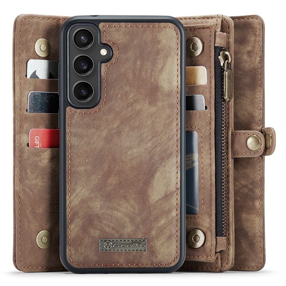 Samsung Galaxy S23 FE Multi-slot Wallet Case Brown
