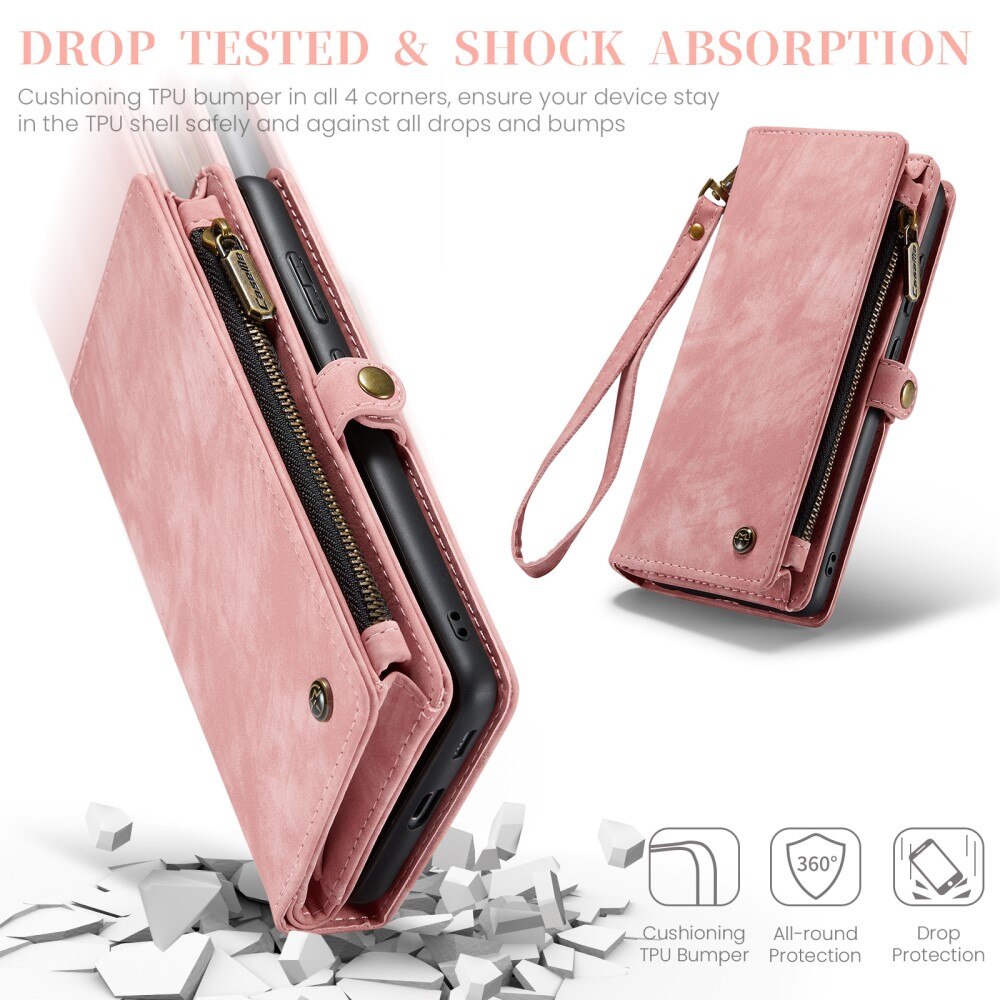 Samsung Galaxy S23 FE Multi-slot Wallet Case Pink