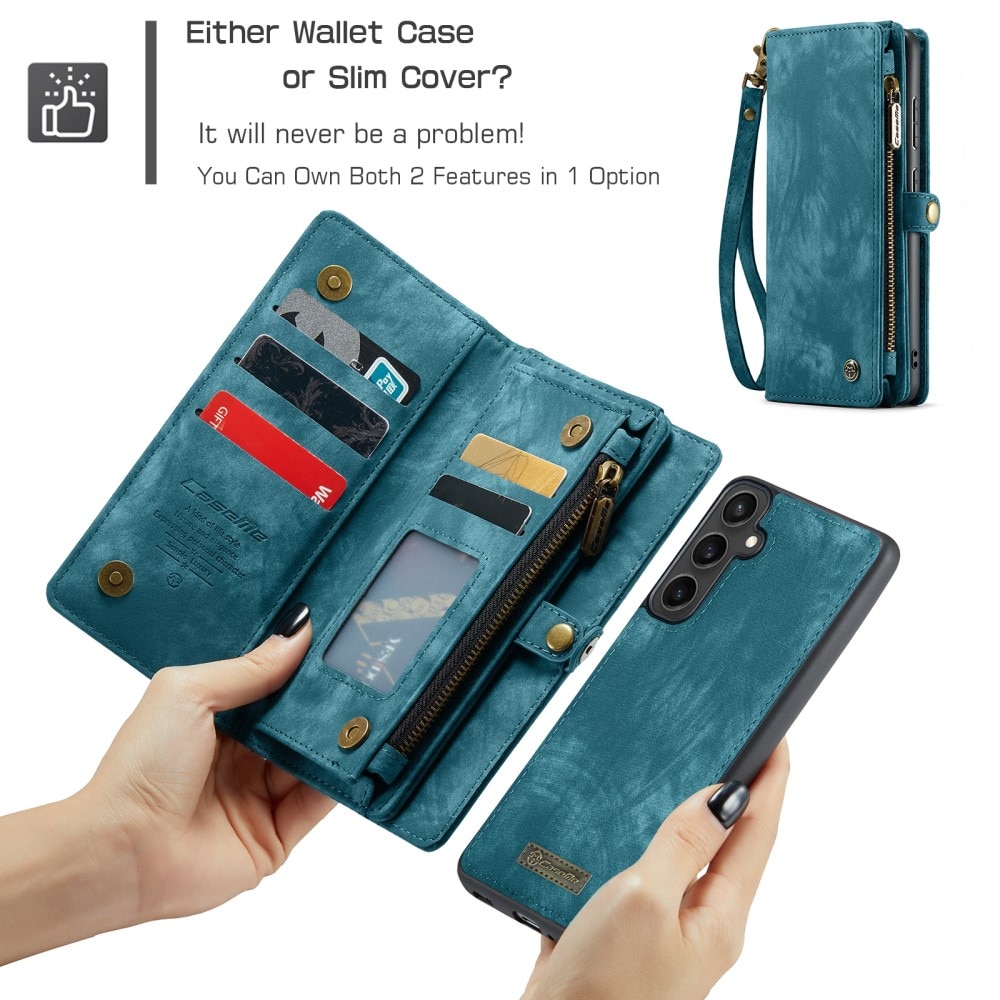 Samsung Galaxy S23 FE Multi-slot Wallet Case Blue