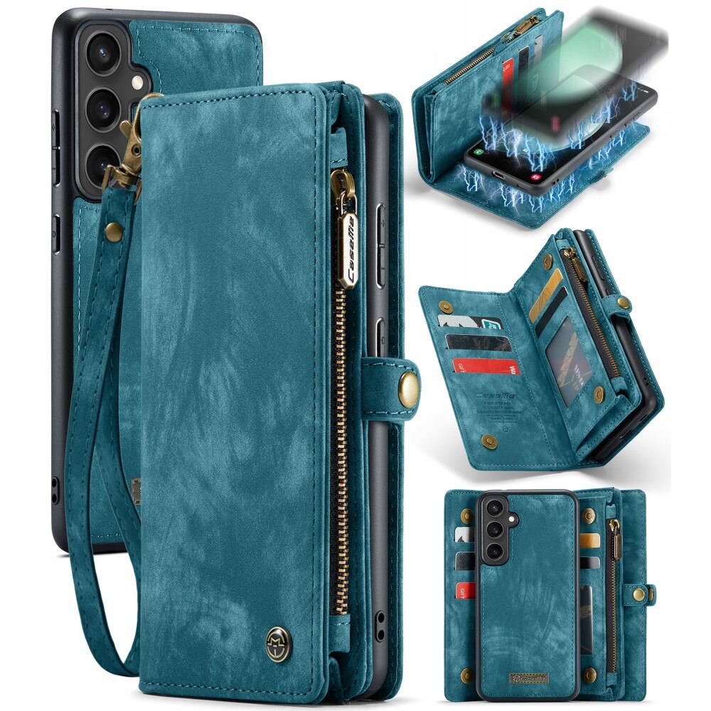 Samsung Galaxy S23 FE Multi-slot Wallet Case Blue