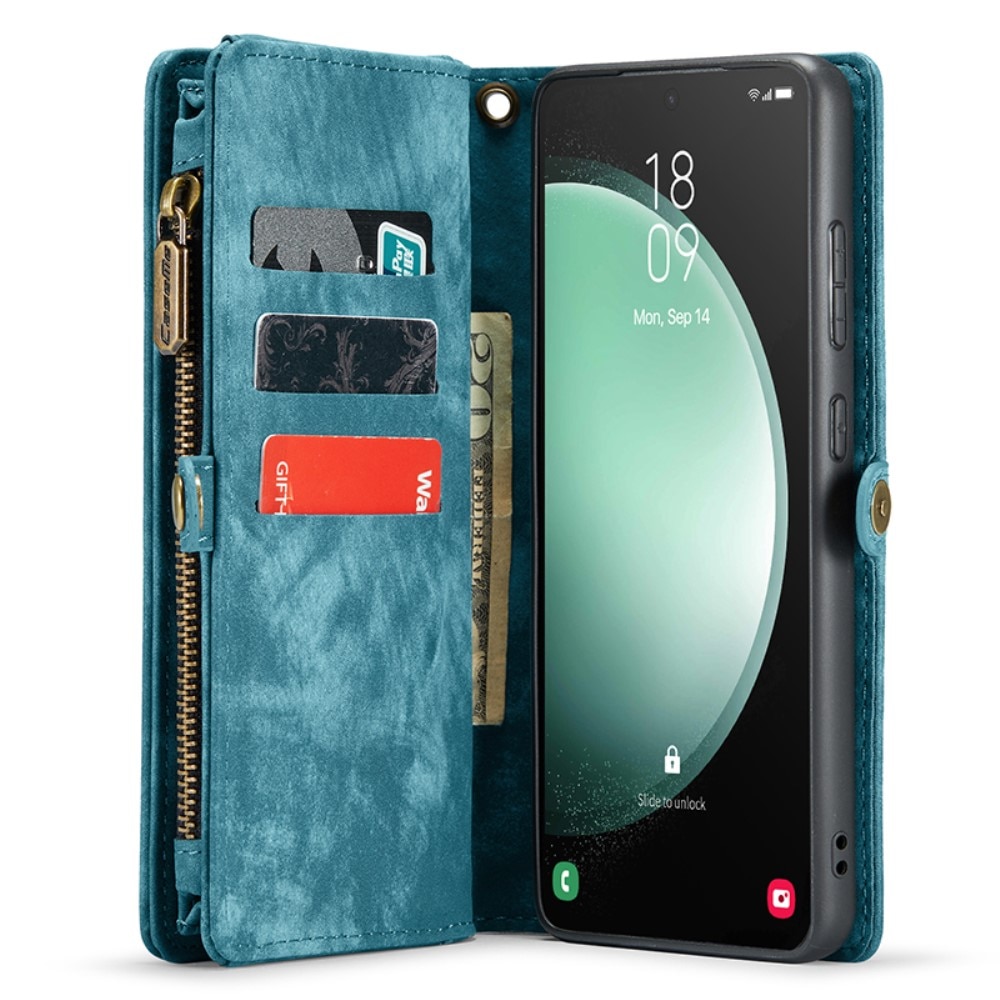 Samsung Galaxy S23 FE Multi-slot Wallet Case Blue