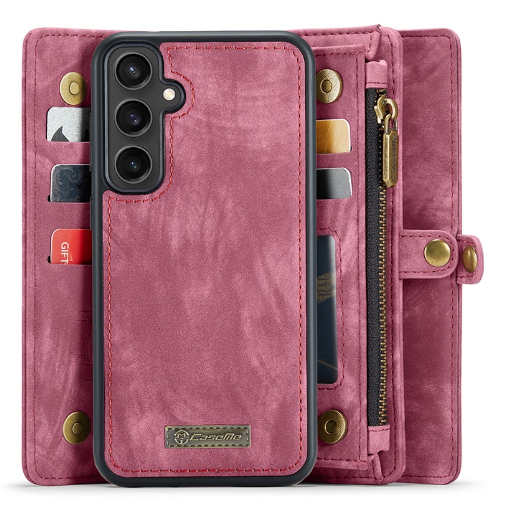 Samsung Galaxy S23 FE Multi-slot Wallet Case Red