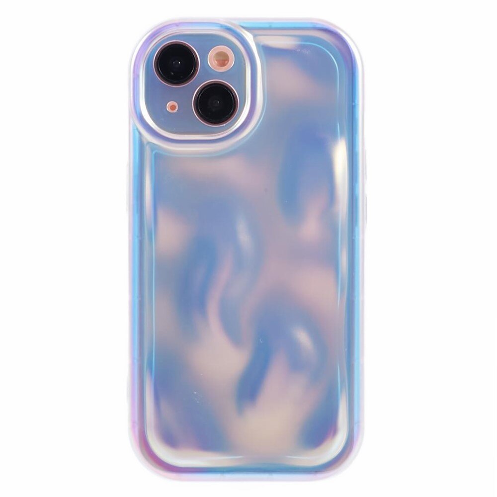 iPhone 15 Wavy TPU Case Pearlescent