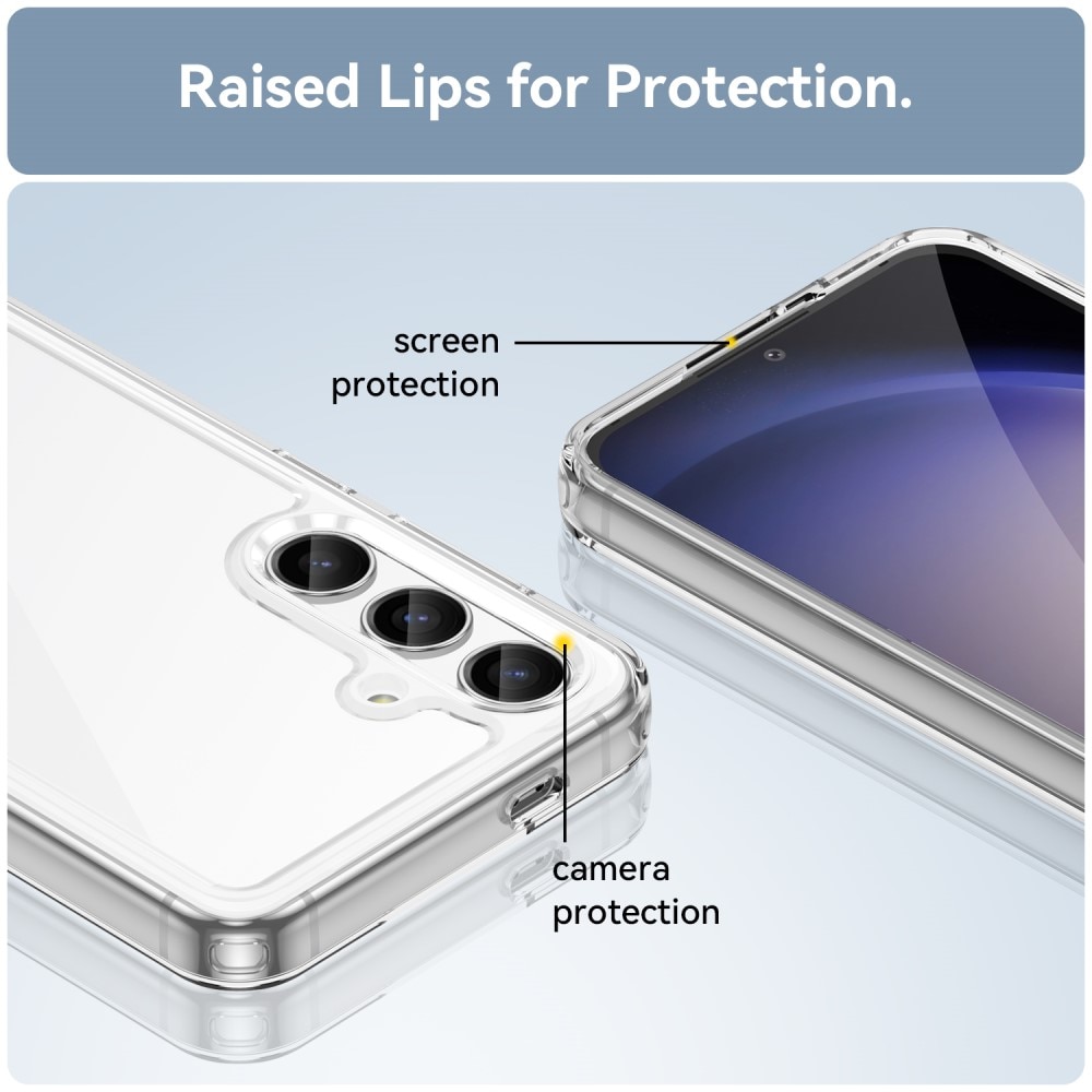 Samsung Galaxy S24 Crystal Hybrid Case Transparent