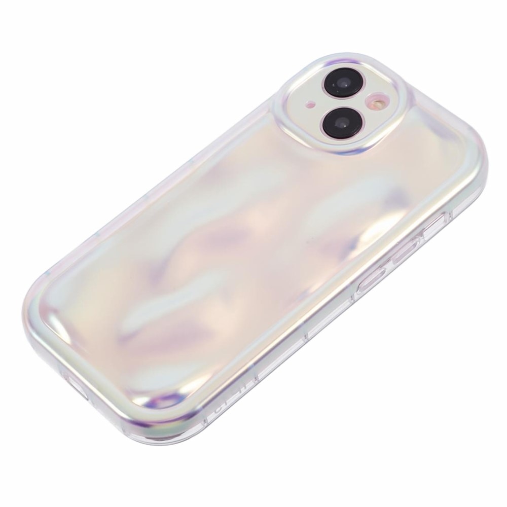 iPhone 14 Wavy TPU Case Pearlescent