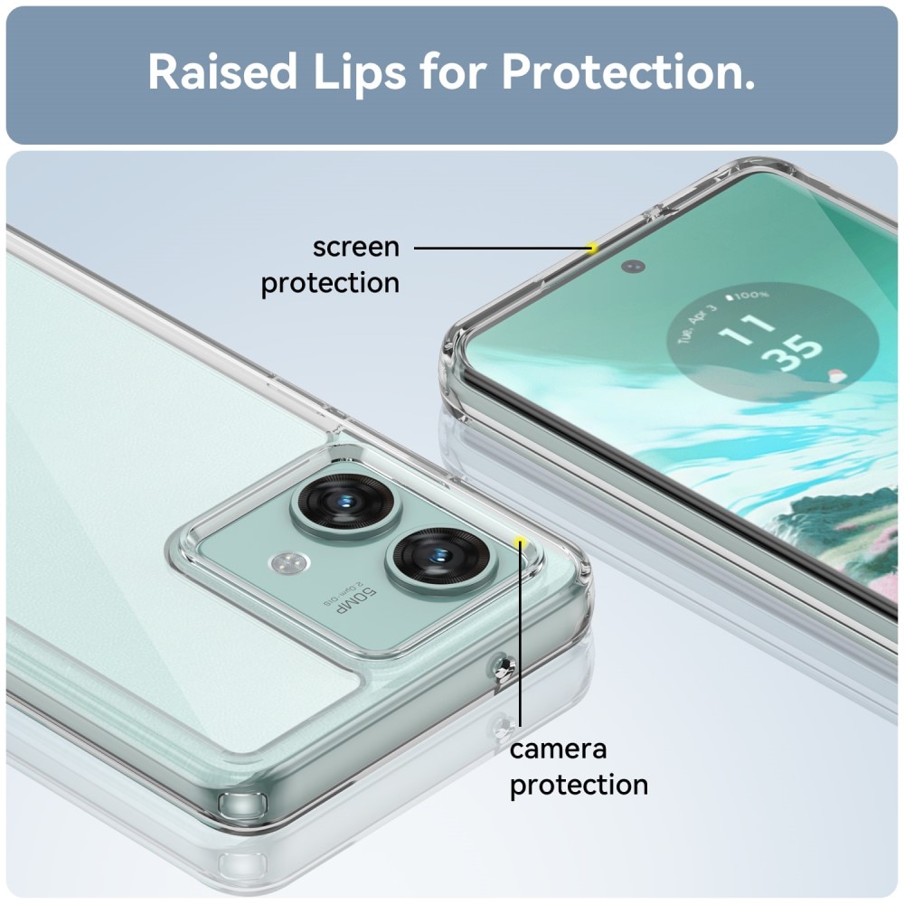Motorola Edge 40 Neo Crystal Hybrid Case Transparent