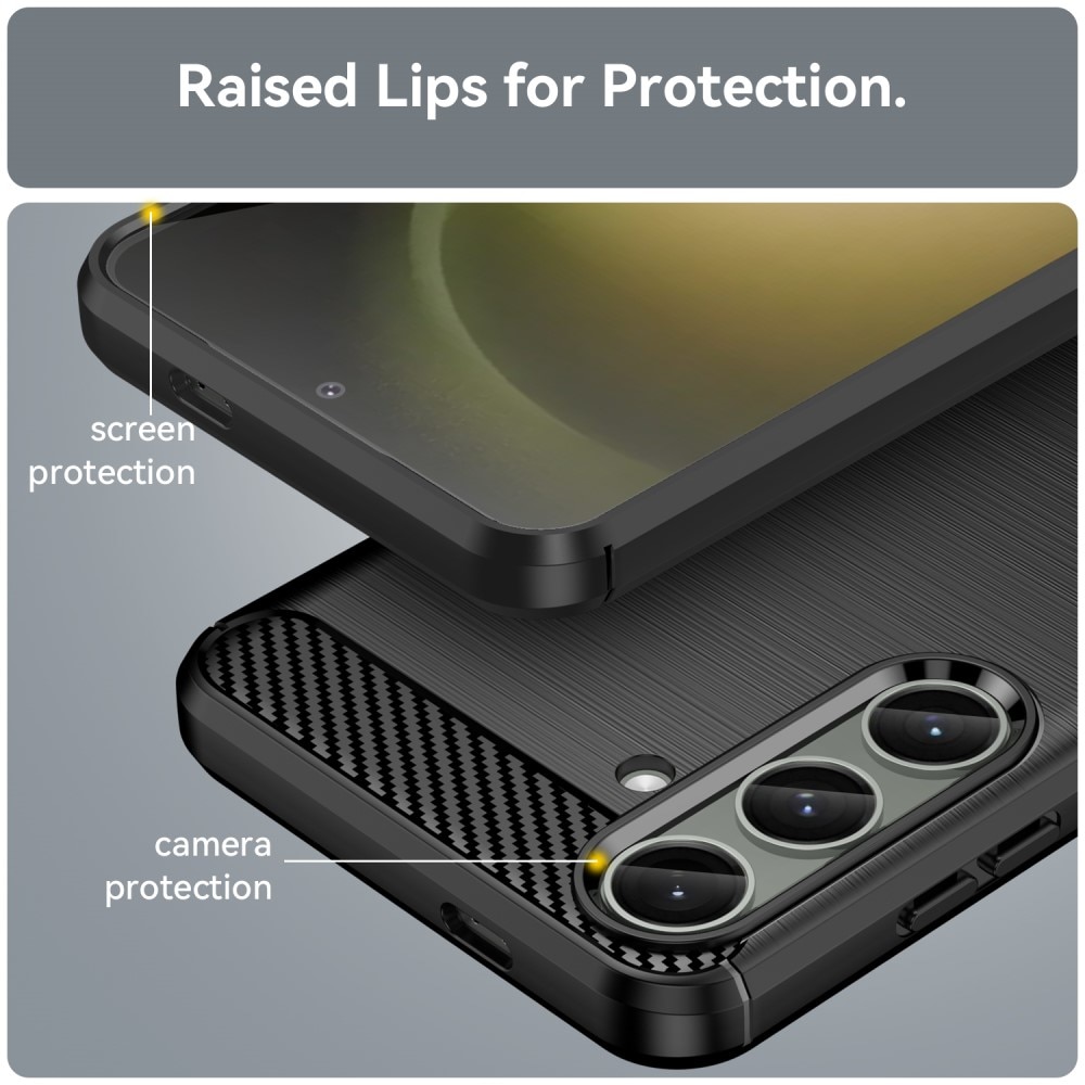 Samsung Galaxy S24 Plus Brushed TPU Case Black