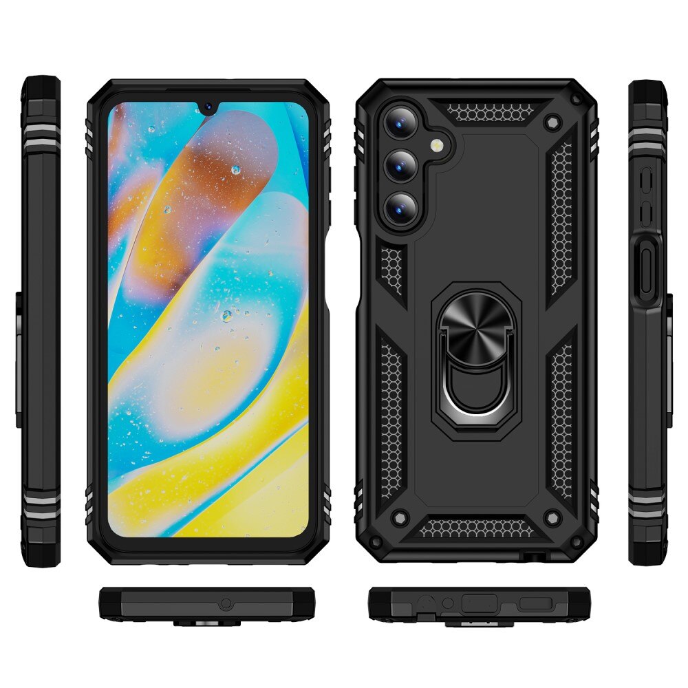 Samsung Galaxy A15 Hybrid Case Tech Ring Black