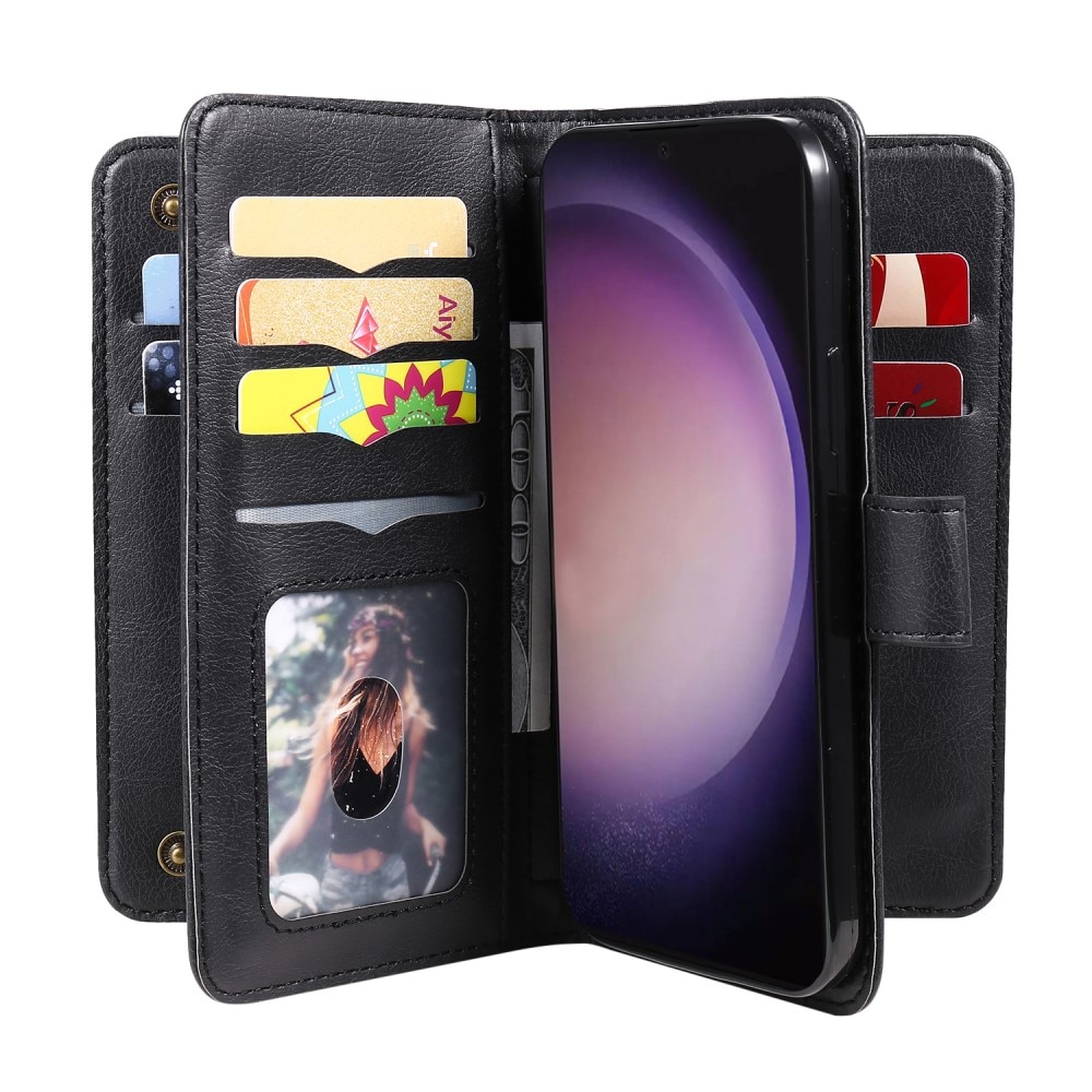 Samsung Galaxy S24 Ultra Wallet Cover Multi-slot Black