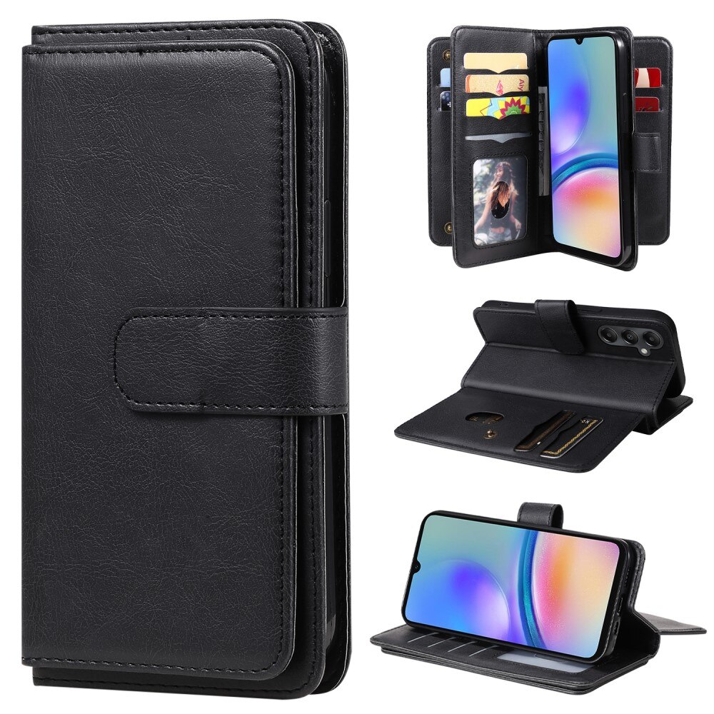 Samsung Galaxy A05s Wallet Cover Multi-slot Black