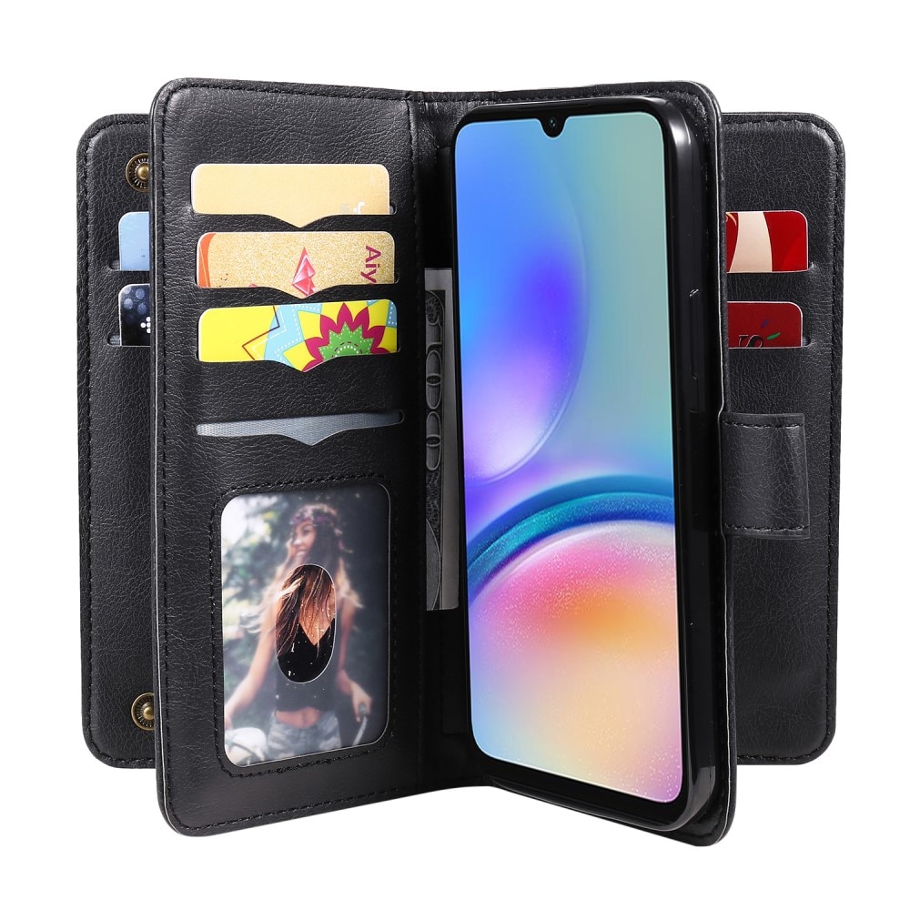 Samsung Galaxy A05s Wallet Cover Multi-slot Black