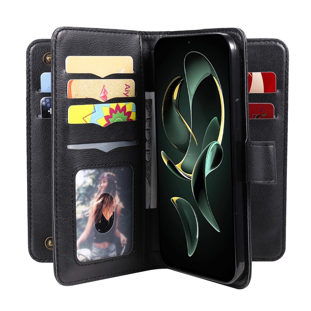 Xiaomi 13T Pro Wallet Cover Multi-slot Black