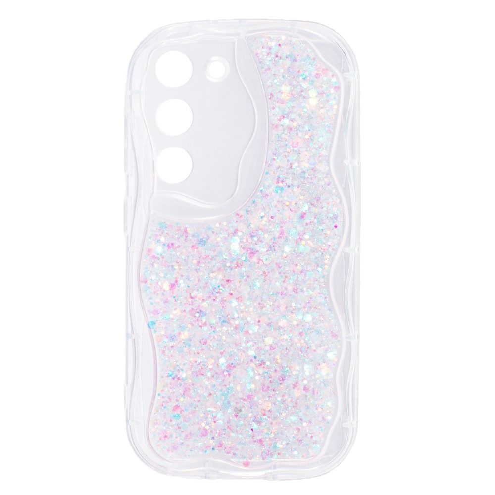 Samsung Galaxy S23 Wavy Glitter Case Pink