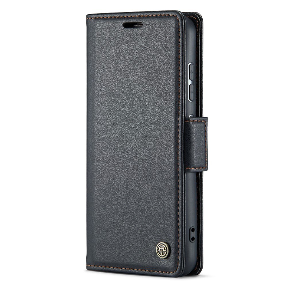 Samsung Galaxy S24 RFID blocking Slim Wallet Case Black