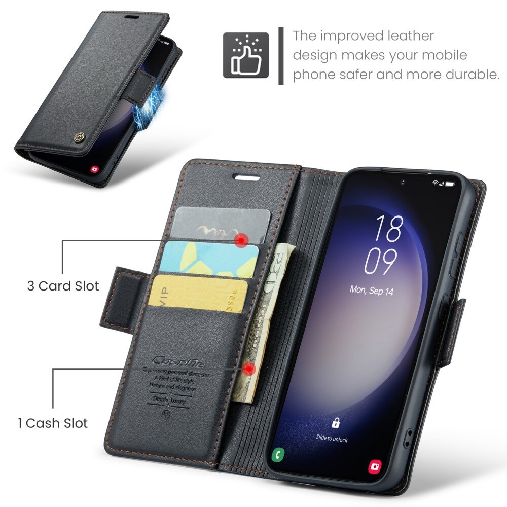 For Samsung Galaxy S24 Ultra S23 Plus Slim Rugged Case with Slide