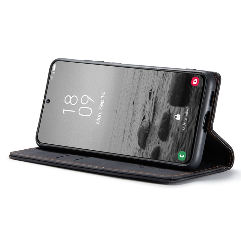 Samsung Galaxy S24 Plus Slim Wallet Case Black