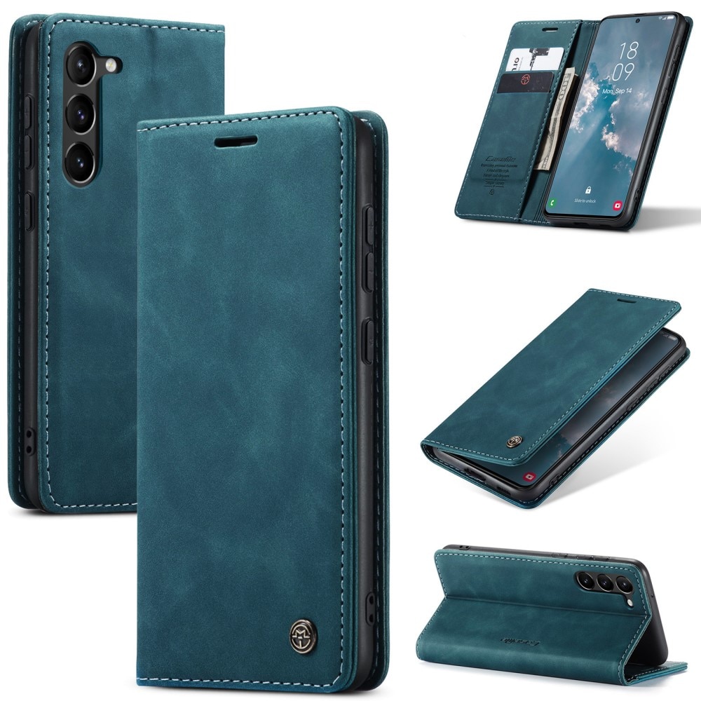 Samsung Galaxy S24 Plus Slim Wallet Case Blue