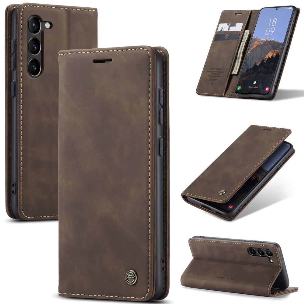 Samsung Galaxy S24 Plus Slim Wallet Case Brown