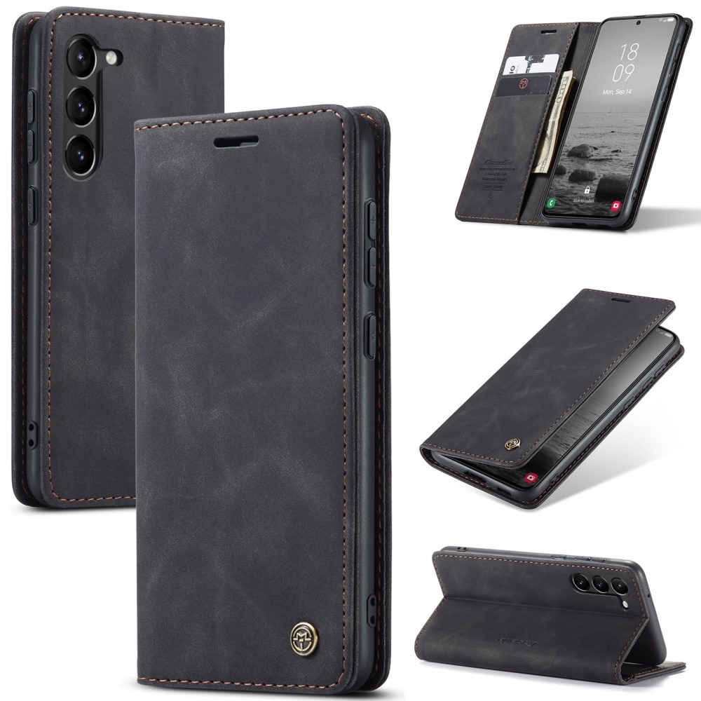 Samsung Galaxy S24 Slim Wallet Case Black