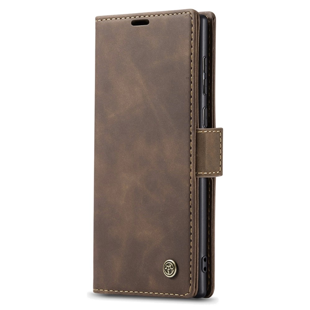Samsung Galaxy S24 Ultra Slim Wallet Case Brown