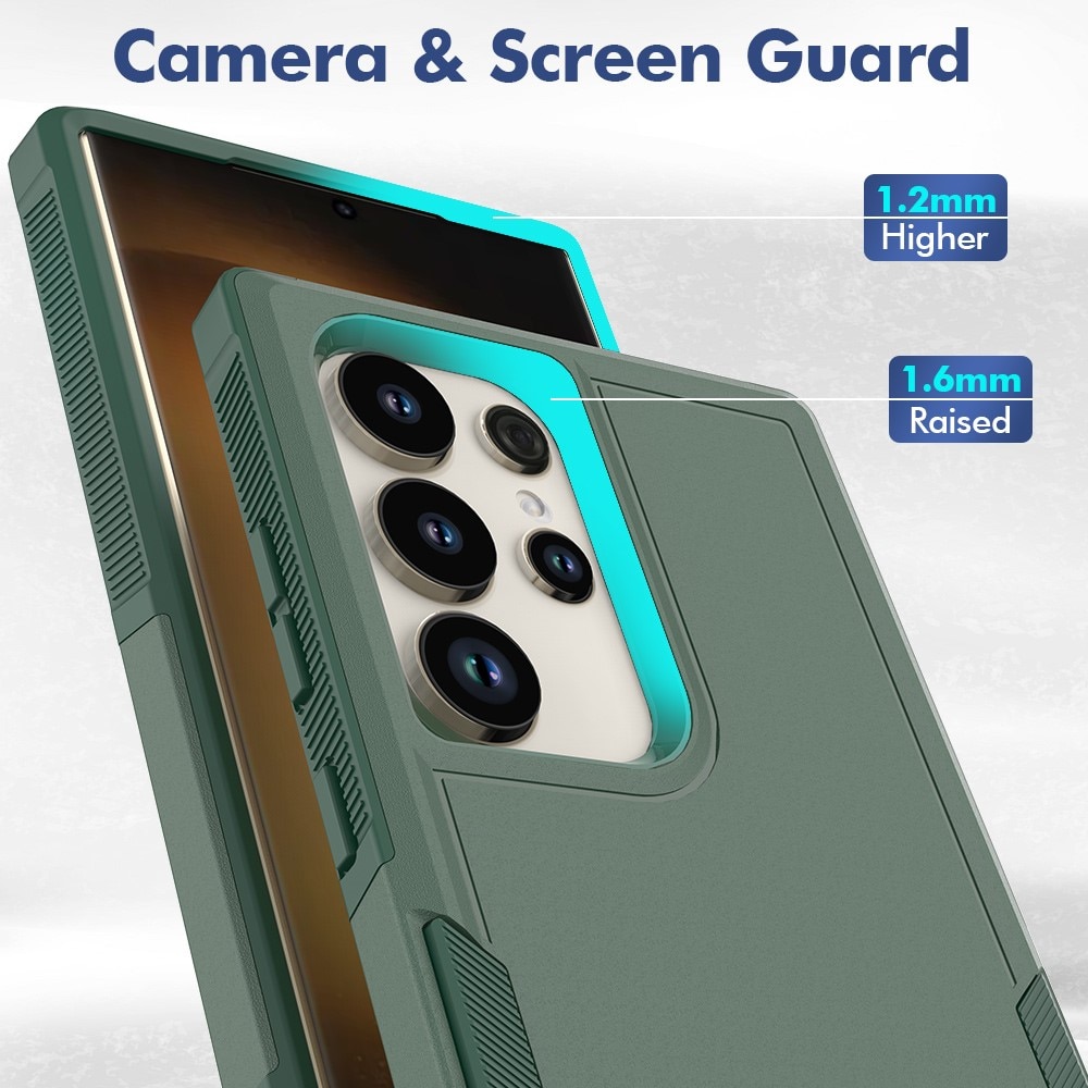 Samsung Galaxy S24 Ultra Off-road Hybrid Case Green