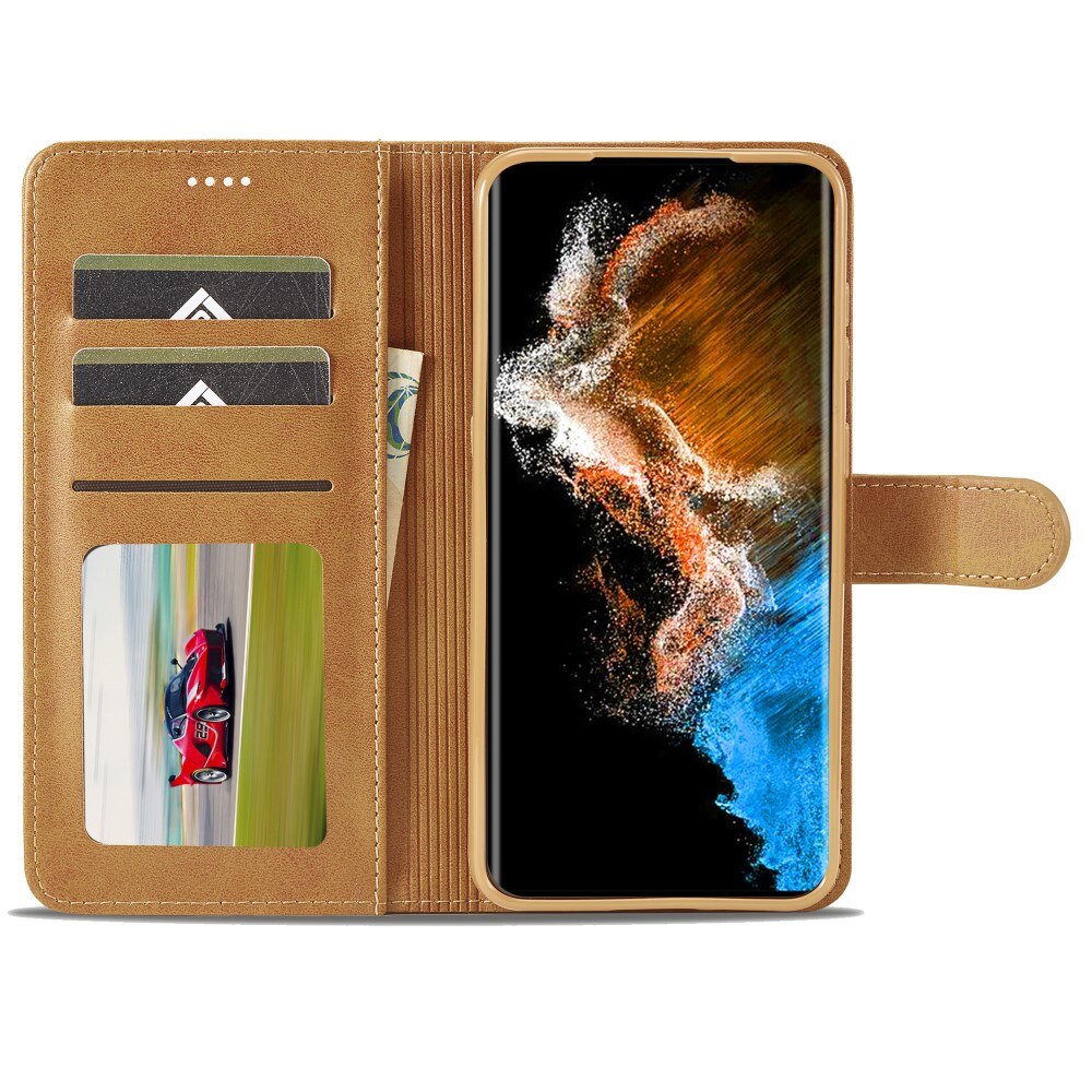 Samsung Galaxy S24 Wallet Case Cognac