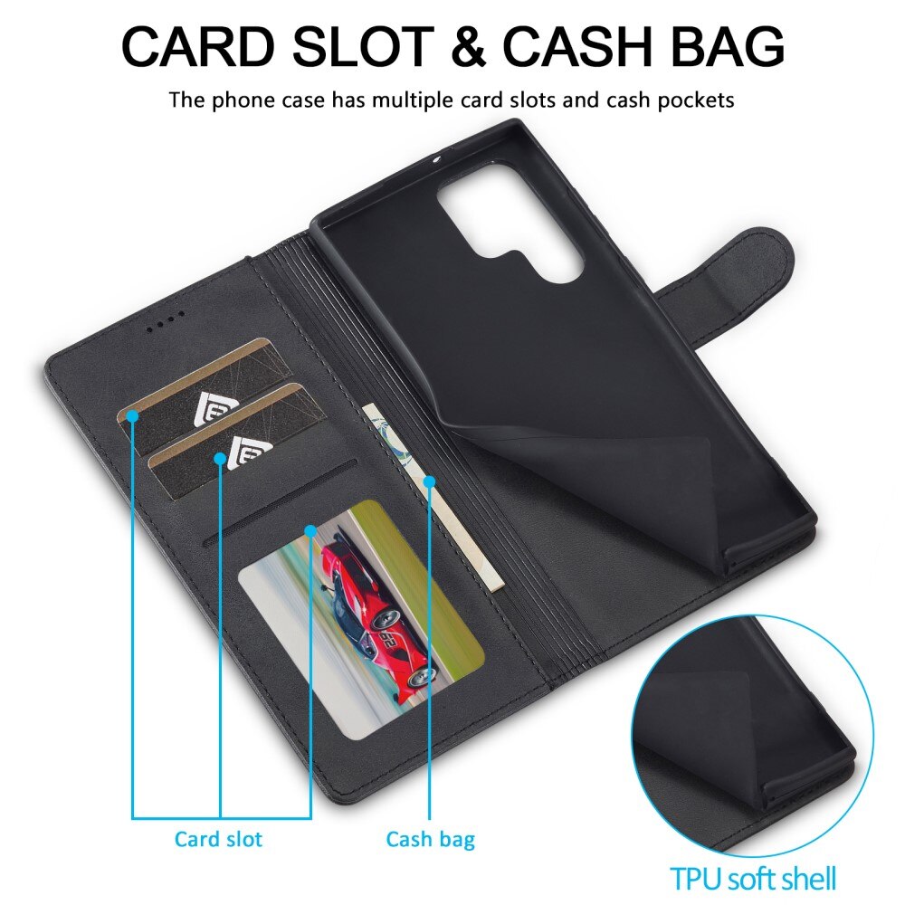 Samsung Galaxy S24 Ultra Wallet Case Black