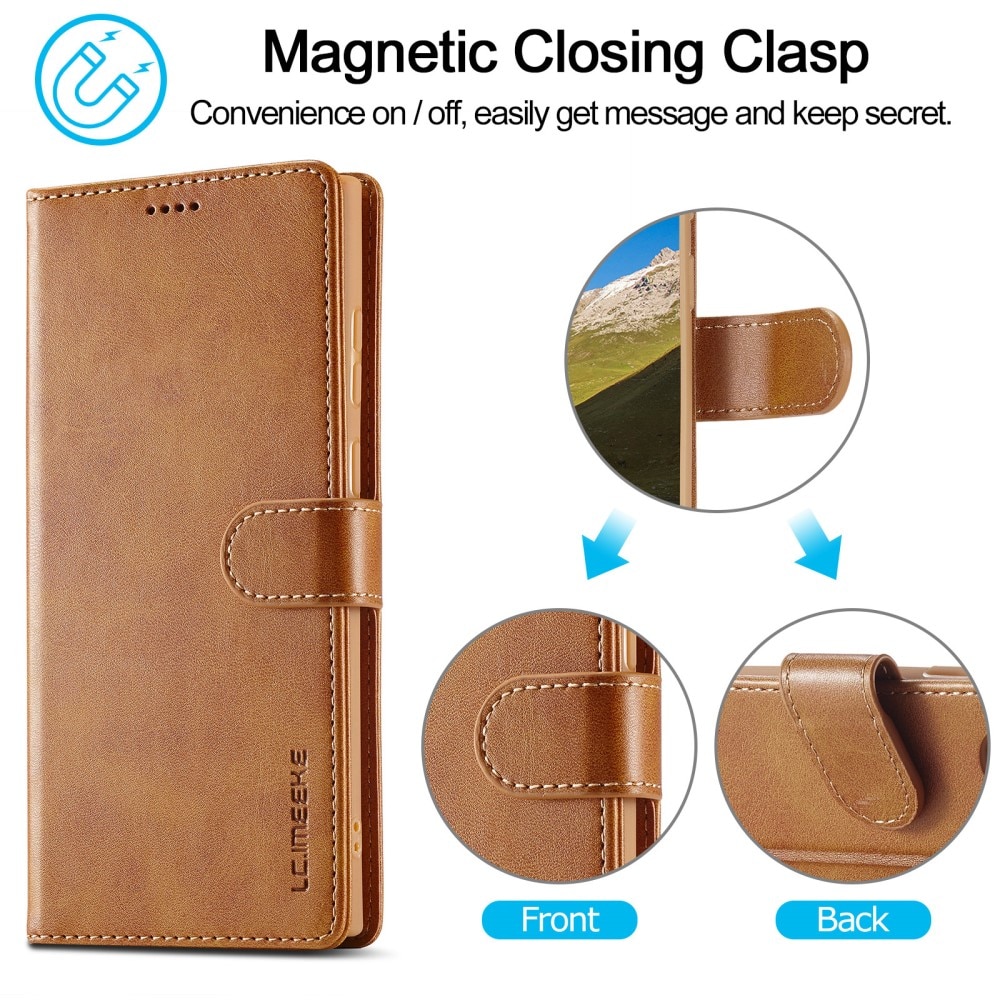 Samsung Galaxy S24 Ultra Wallet Case Cognac