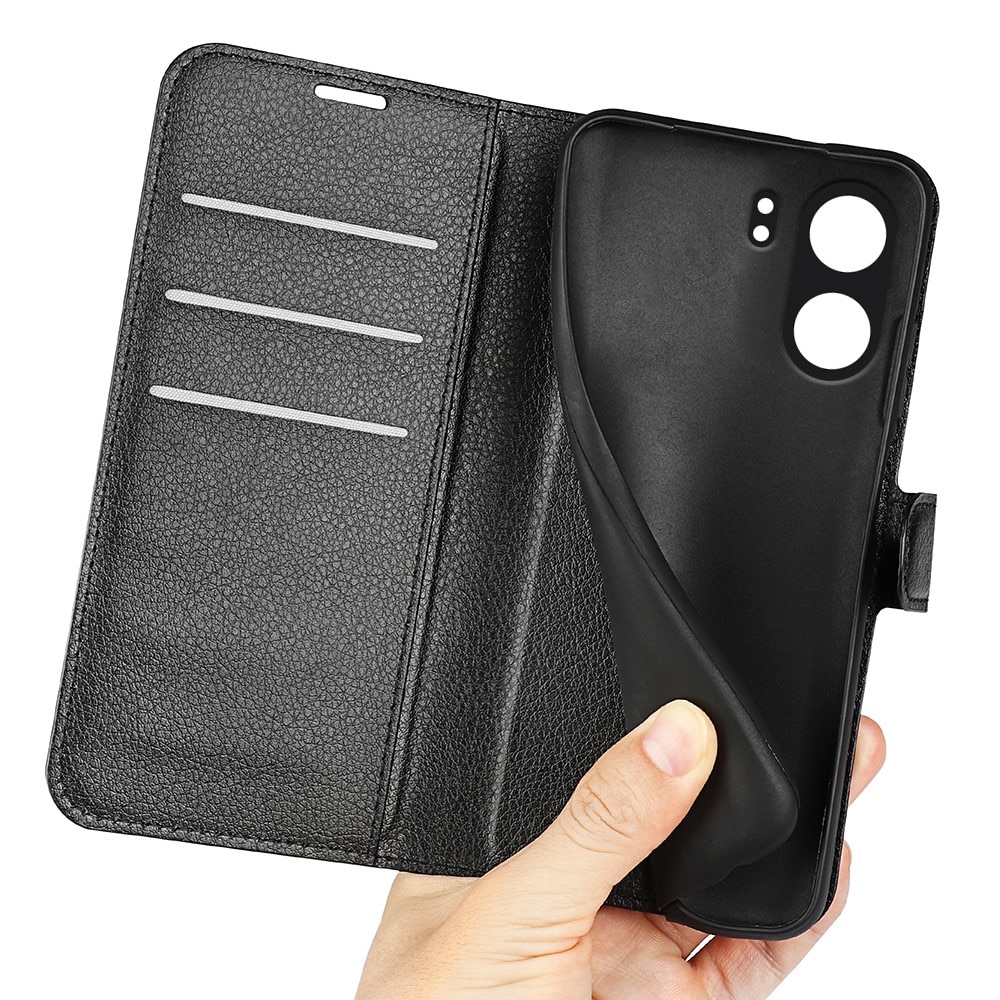 Xiaomi Redmi 13C Wallet Book Cover Black