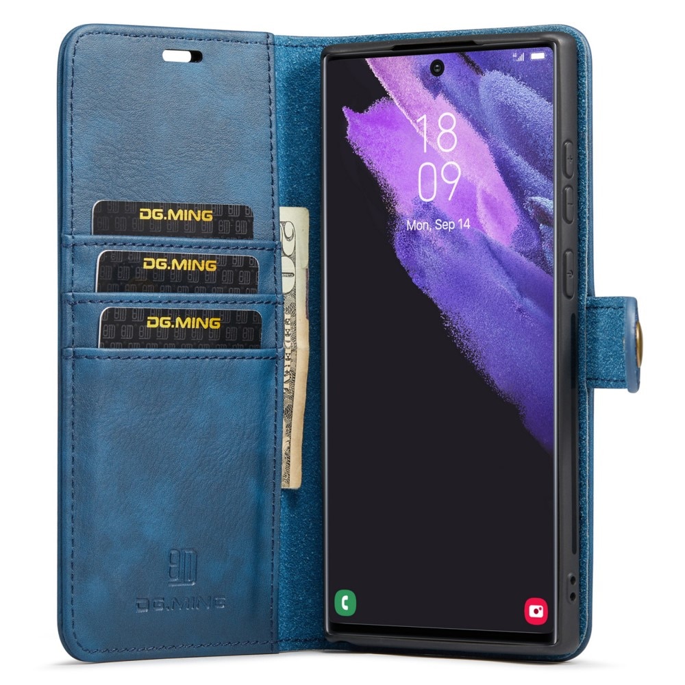 Samsung Galaxy S24 Ultra Magnet Wallet Blue