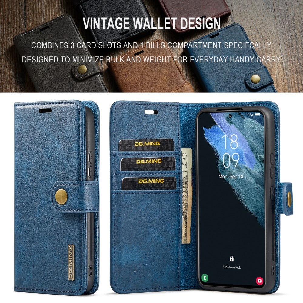 Samsung Galaxy S24 Magnet Wallet Blue