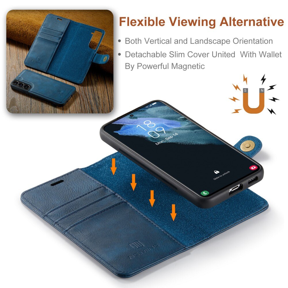 Samsung Galaxy S24 Magnet Wallet Blue