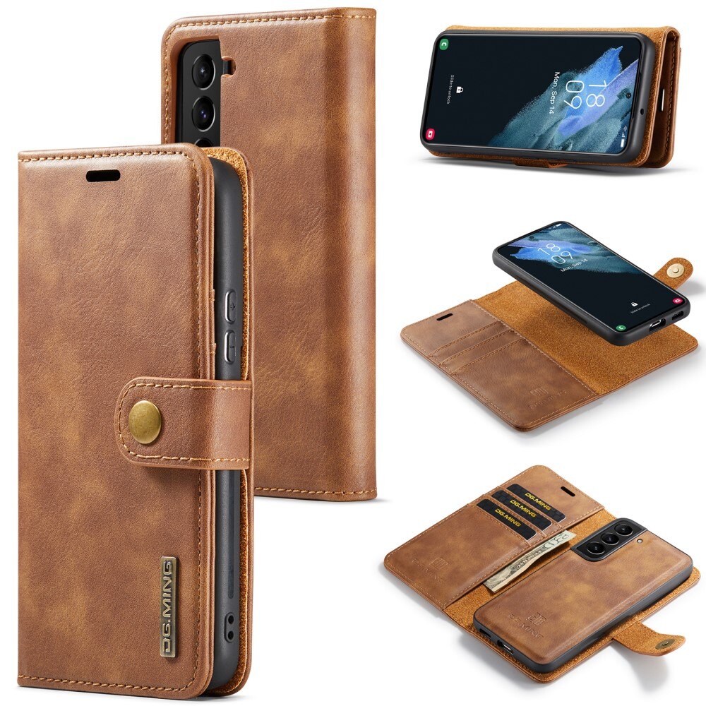 Samsung Galaxy S24 Magnet Wallet Cognac