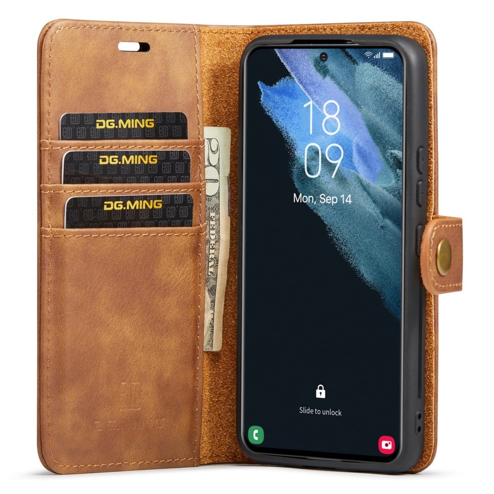 Samsung Galaxy S24 Magnet Wallet Cognac