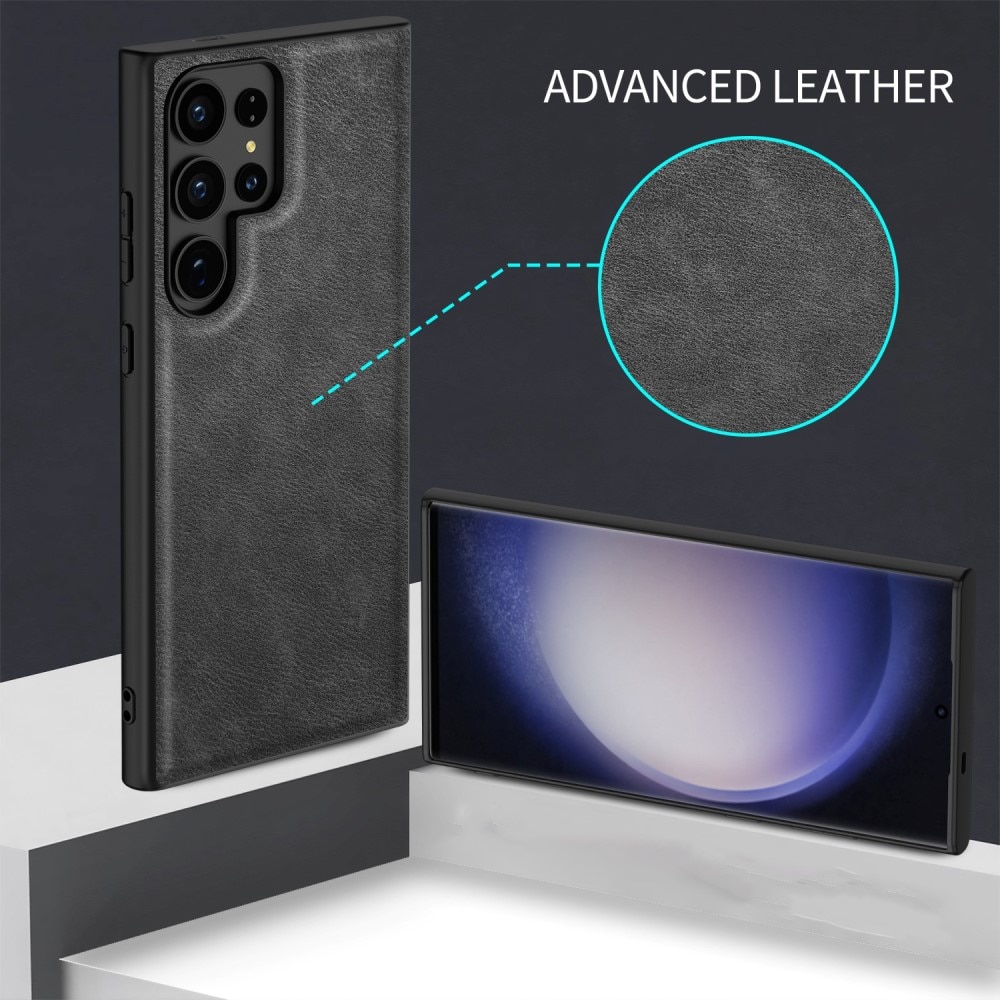 Samsung Galaxy S24 Ultra Leather Case Black