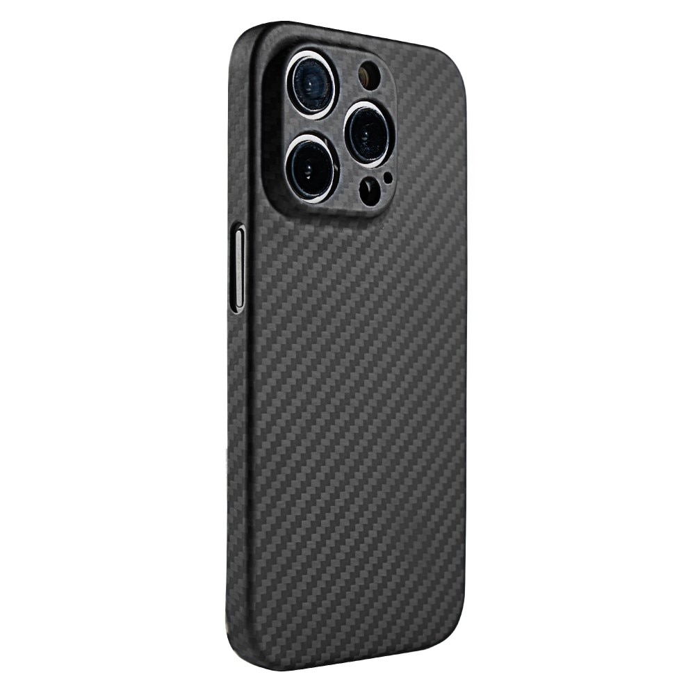 iPhone 15 Pro Slim Case Aramid Fiber Black