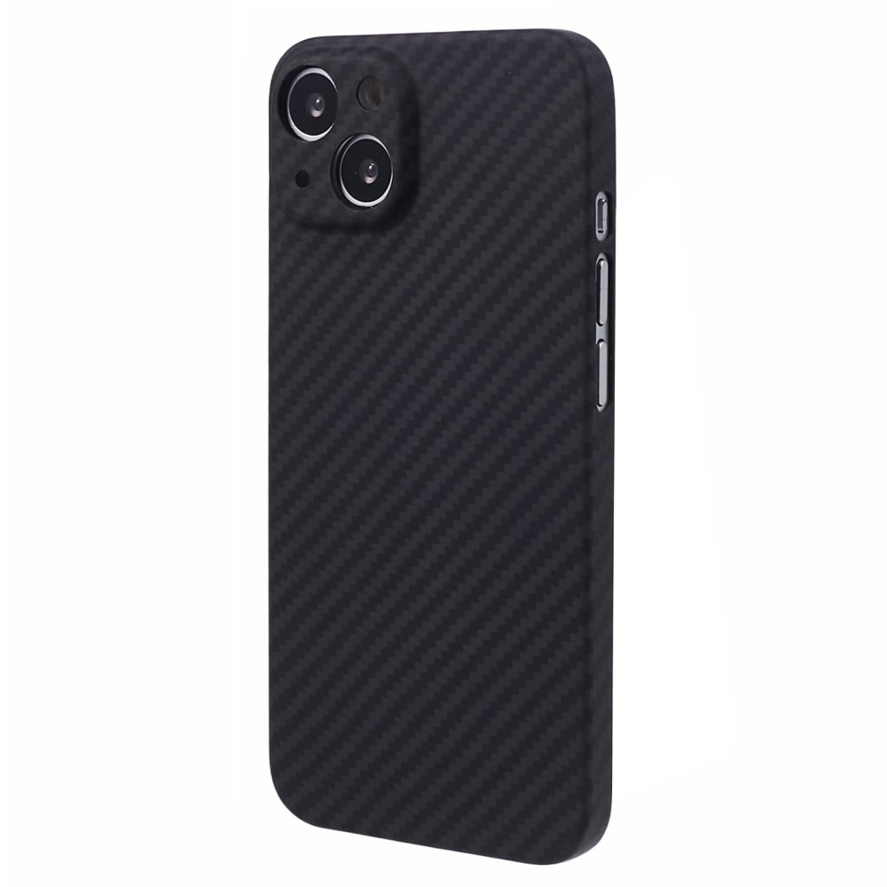 iPhone 15 Plus Slim Case Aramid Fiber Black