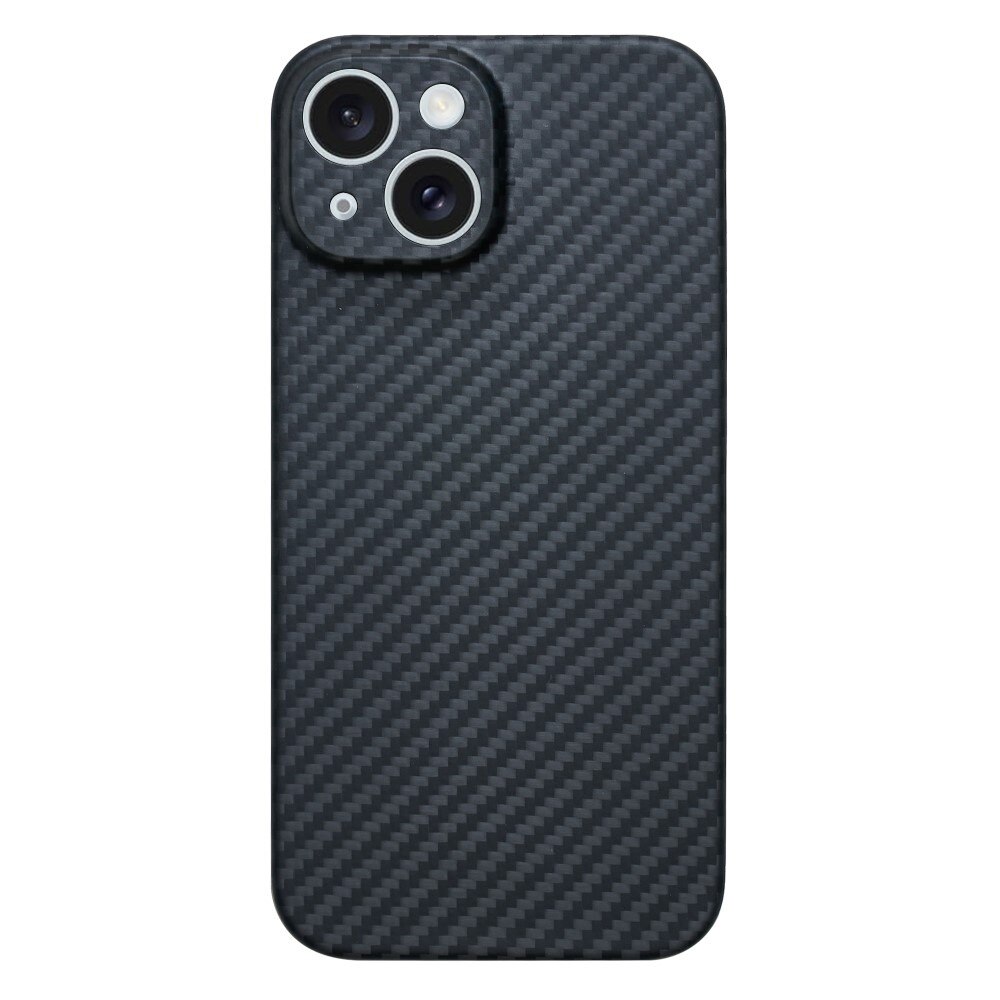 iPhone 15 Slim Case Aramid Fiber Black