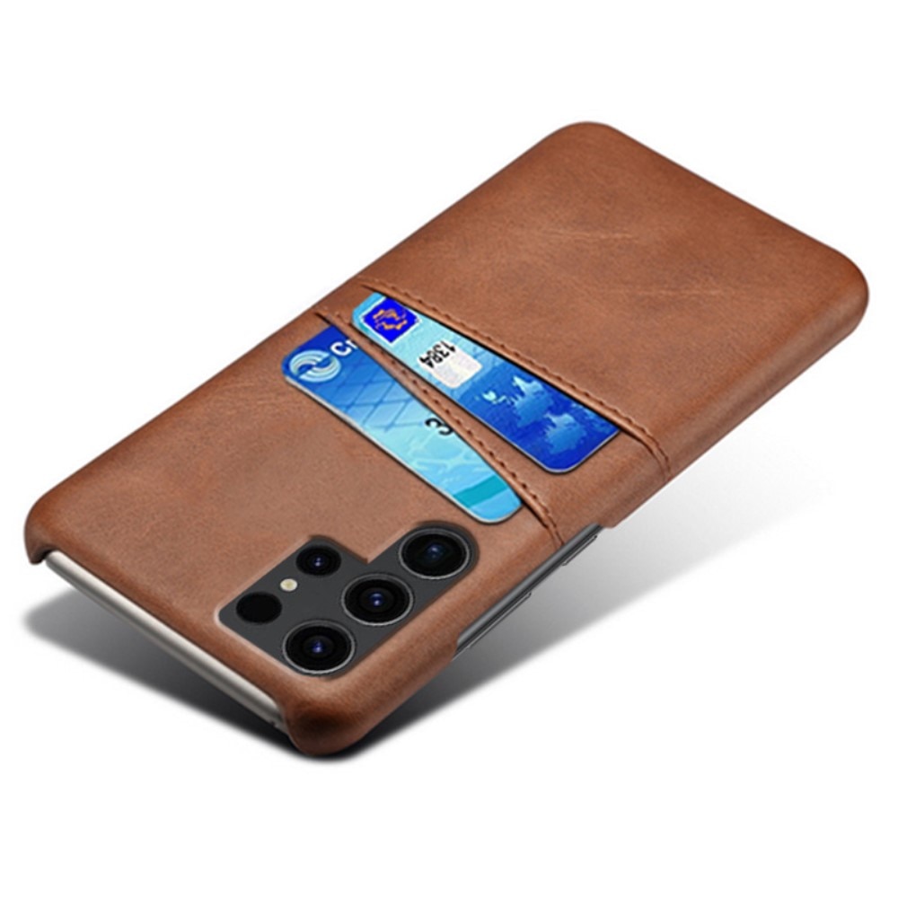 Samsung Galaxy S24 Ultra Card Slots Case Brown
