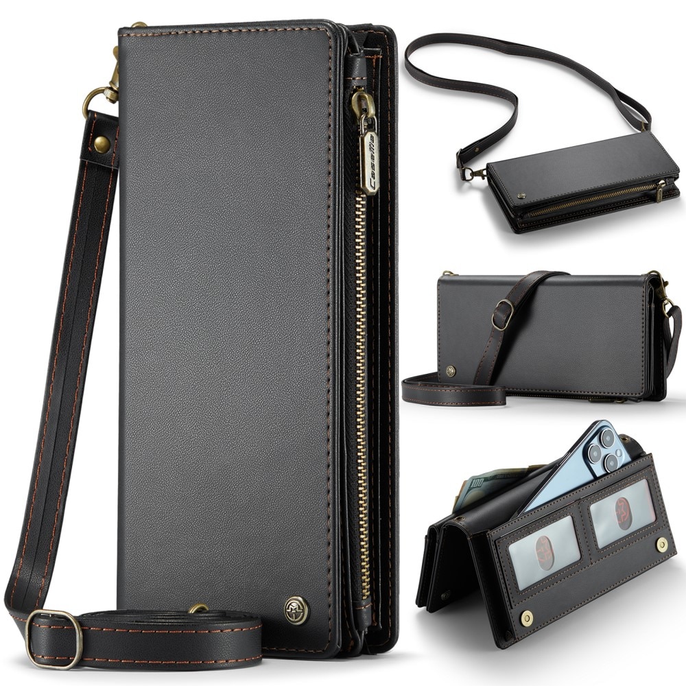 Universal Crossbody Wallet Bag Black