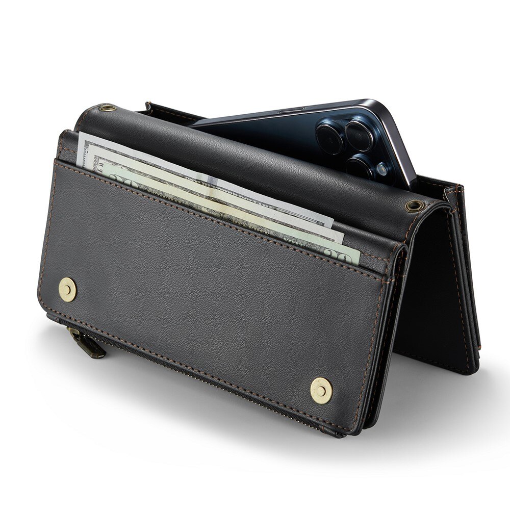 Universal Crossbody Wallet Bag Black