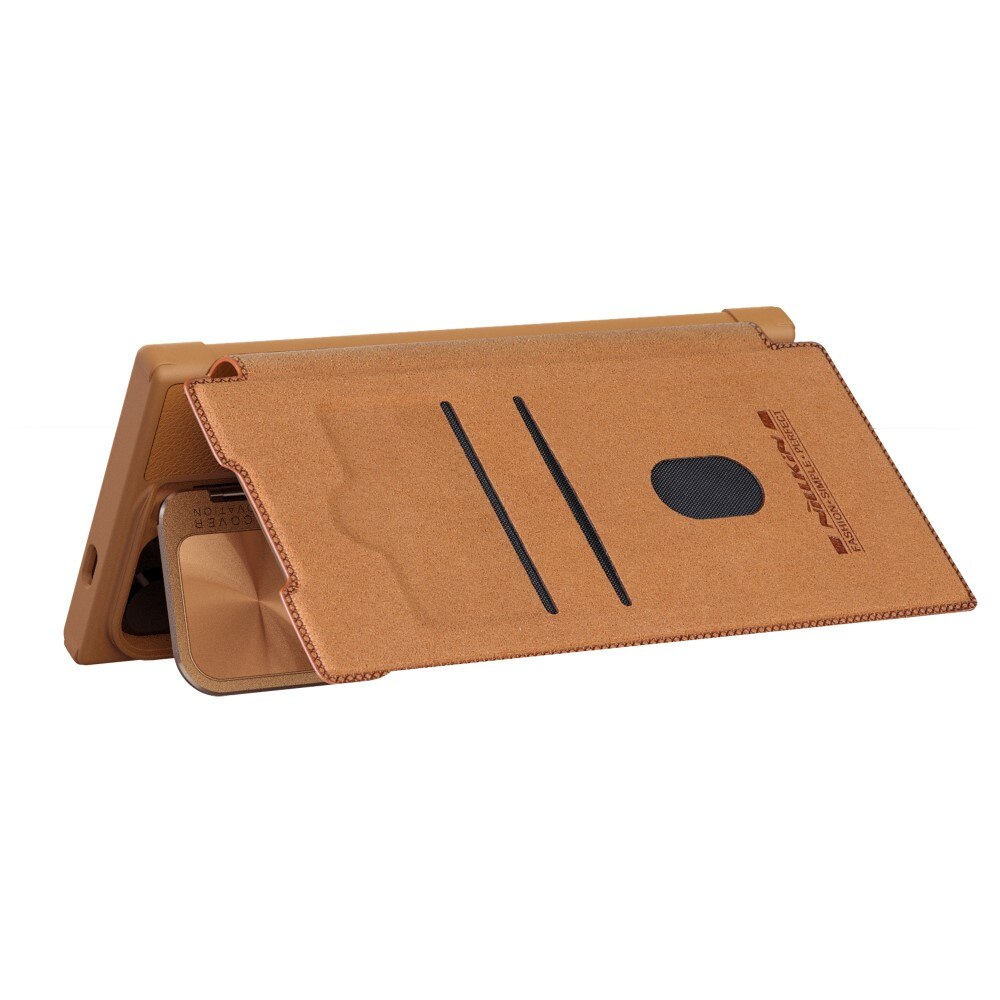 Samsung Galaxy S24 Qin Prop Cover Brown