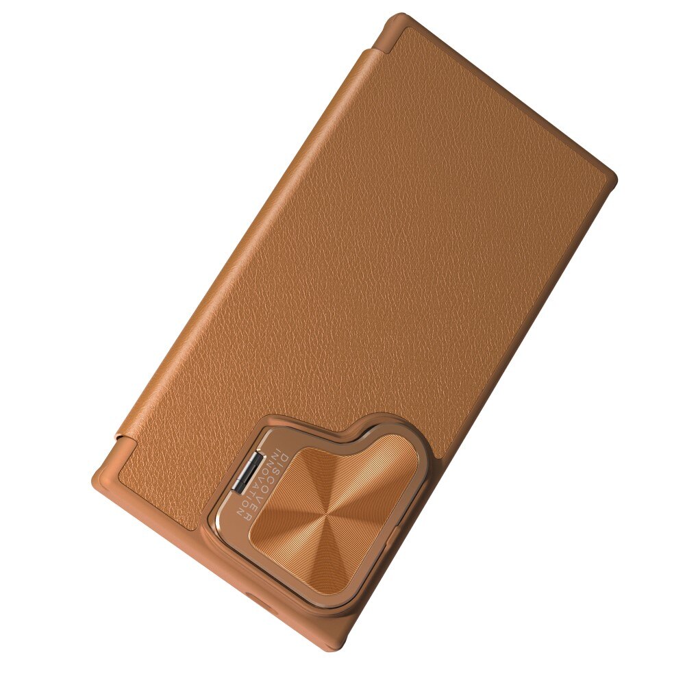 Samsung Galaxy S24 Qin Prop Cover Brown