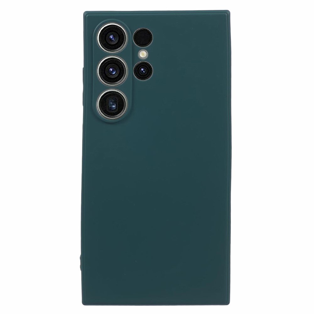 Samsung Galaxy S24 Ultra Shock-resistant TPU Case Dark Green