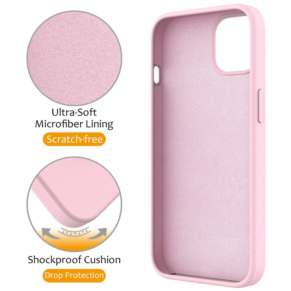iPhone 13 Kickstand Silicone Case MagSafe Pink
