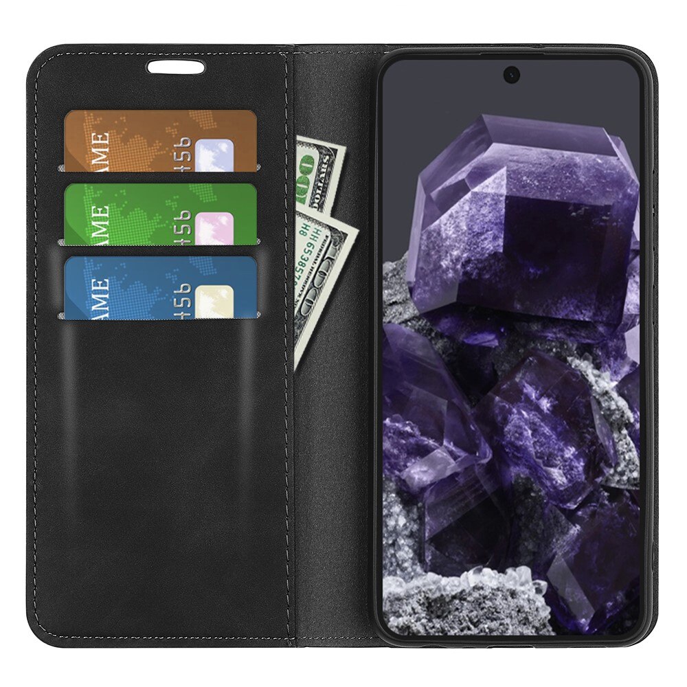 Google Pixel 8a Slim Wallet Case Black