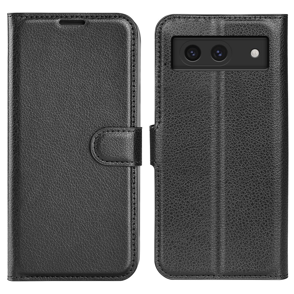 Google Pixel 8a Wallet Book Cover Black