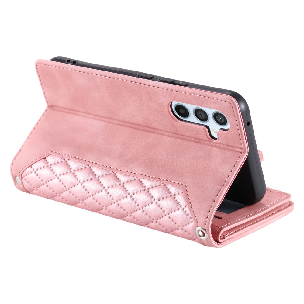 Samsung Galaxy A55 Wallet/Purse Quilted Pink