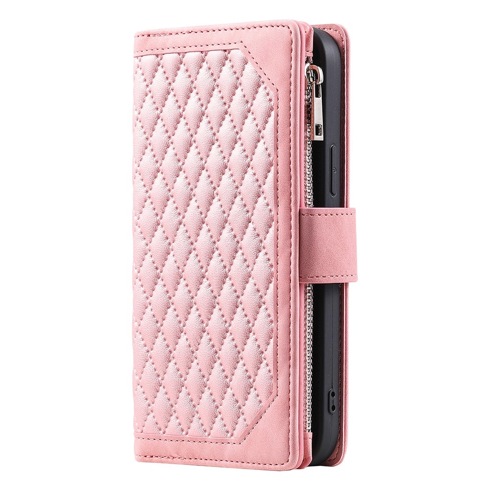 Samsung Galaxy A55 Wallet/Purse Quilted Pink