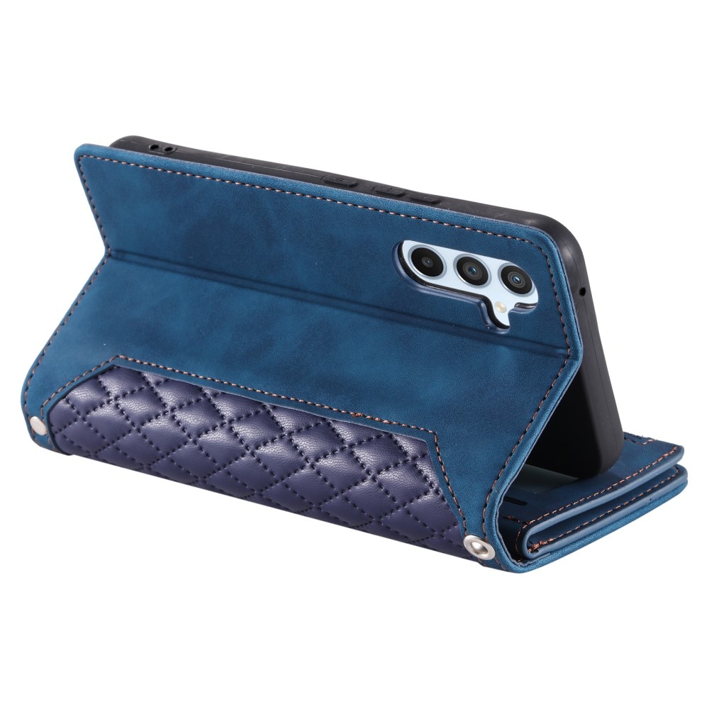 Samsung Galaxy A55 Wallet/Purse Quilted Blue